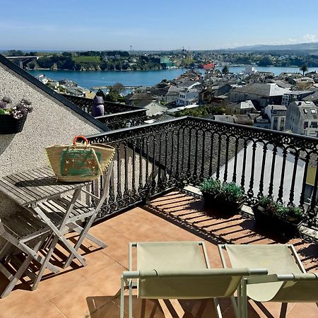 Moderno Piso Con La Mejor Terraza De Ribadeo Y Vistas Maravillosas מראה חיצוני תמונה
