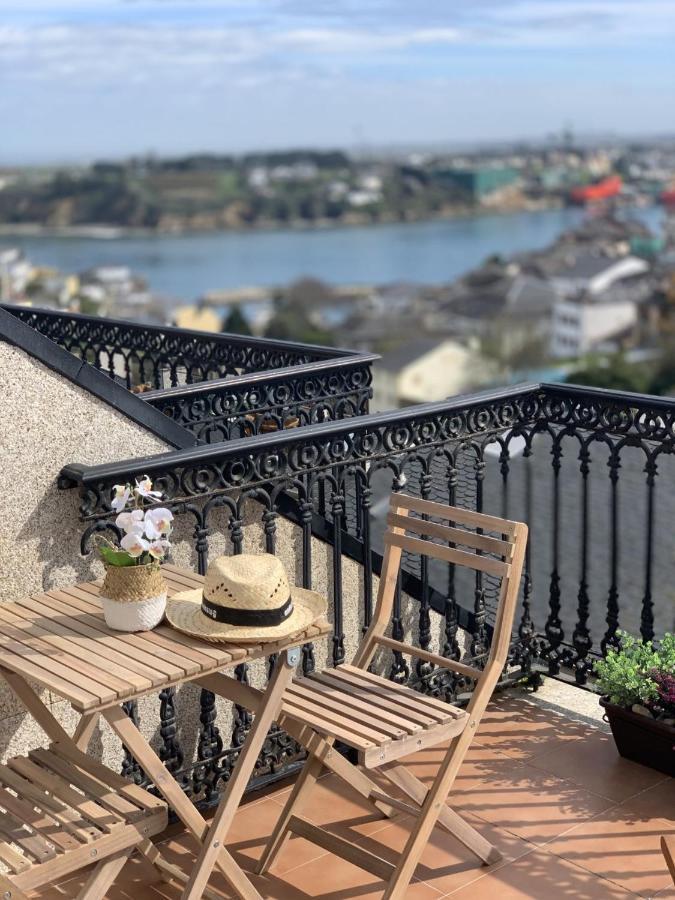Moderno Piso Con La Mejor Terraza De Ribadeo Y Vistas Maravillosas מראה חיצוני תמונה