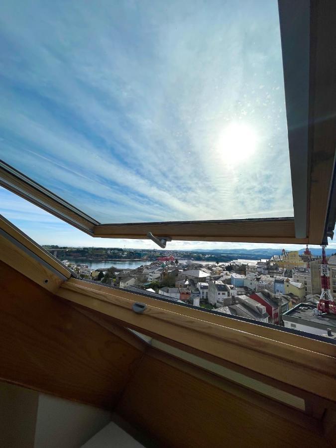 Moderno Piso Con La Mejor Terraza De Ribadeo Y Vistas Maravillosas מראה חיצוני תמונה