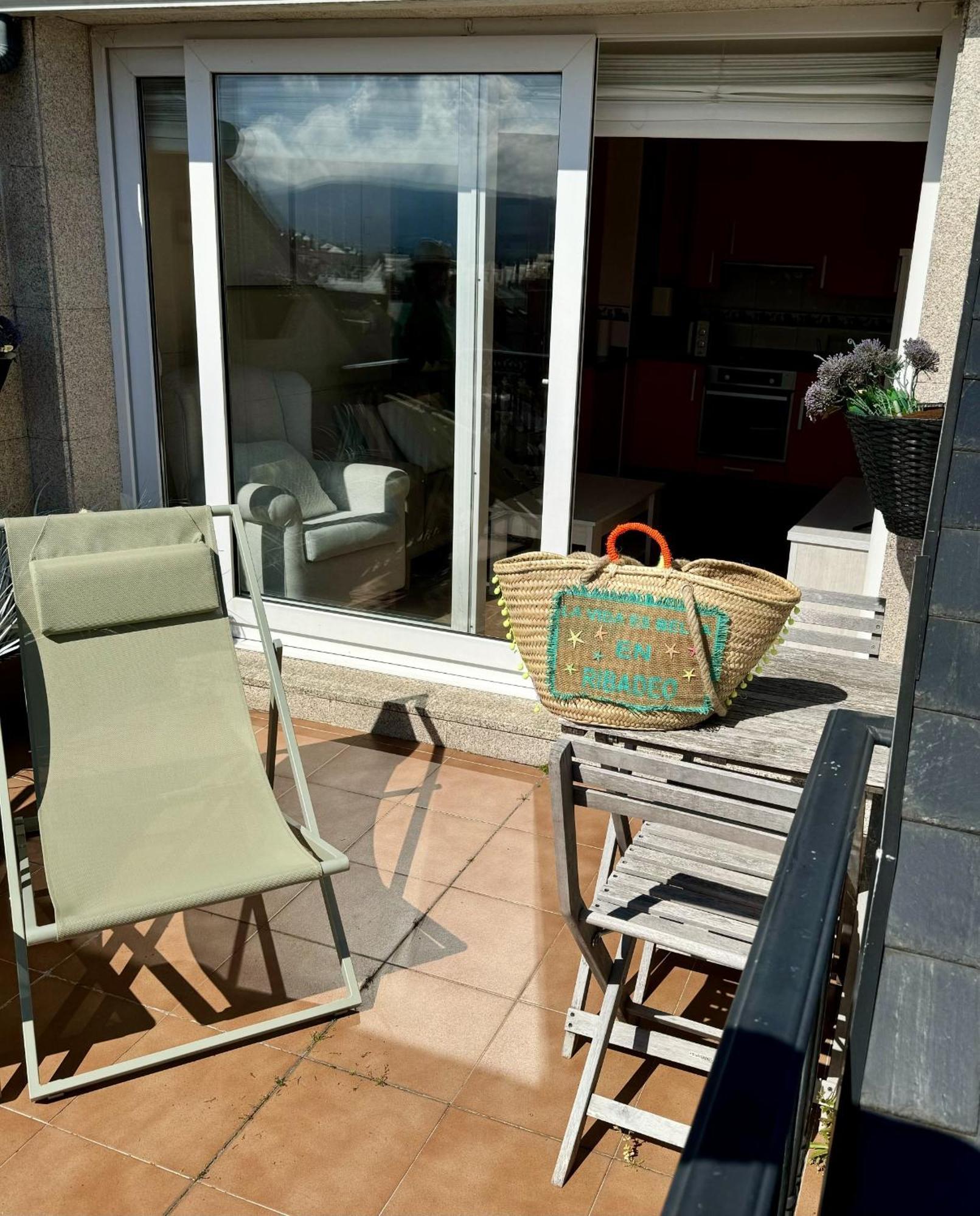 Moderno Piso Con La Mejor Terraza De Ribadeo Y Vistas Maravillosas מראה חיצוני תמונה