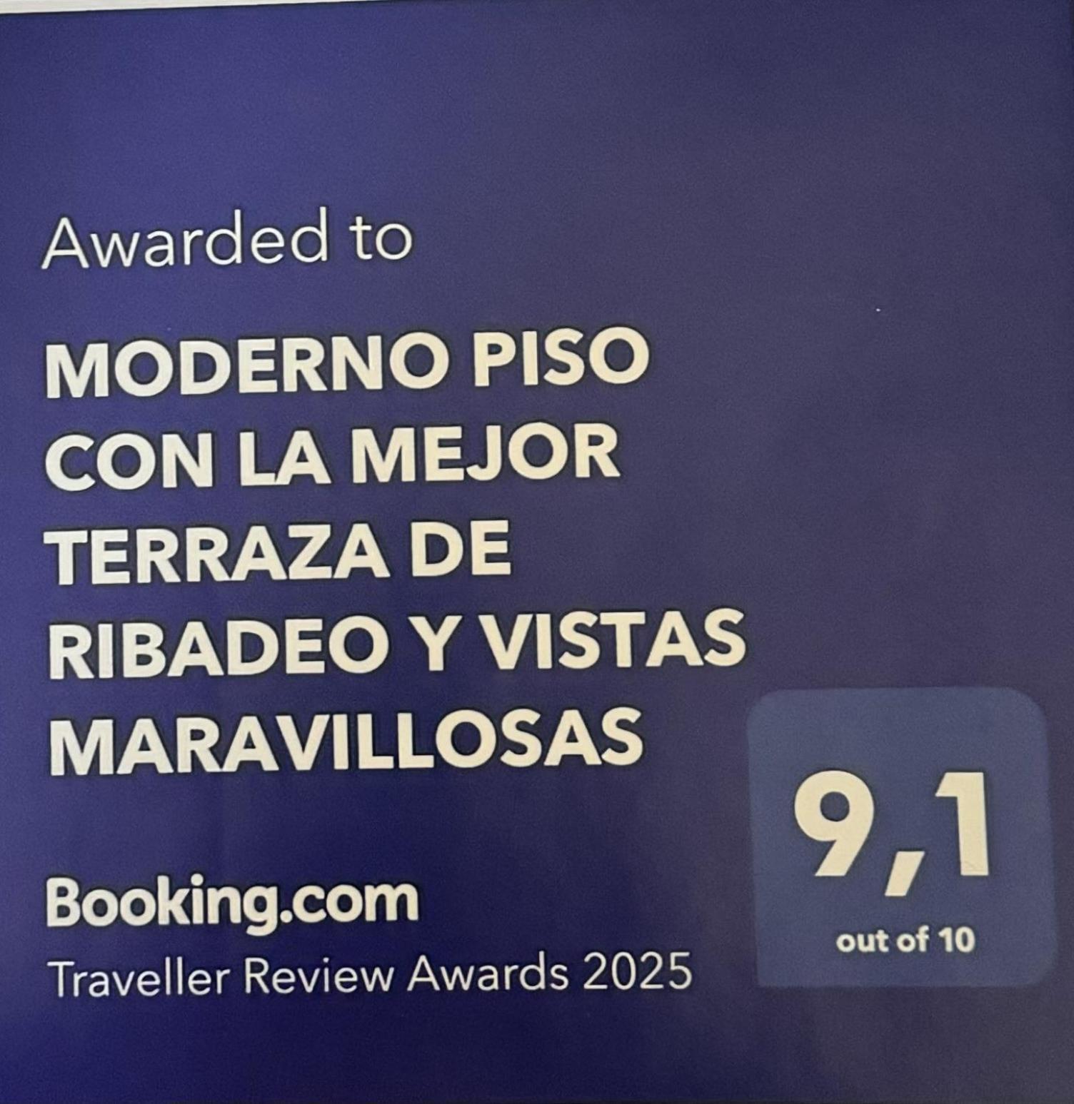 Moderno Piso Con La Mejor Terraza De Ribadeo Y Vistas Maravillosas מראה חיצוני תמונה